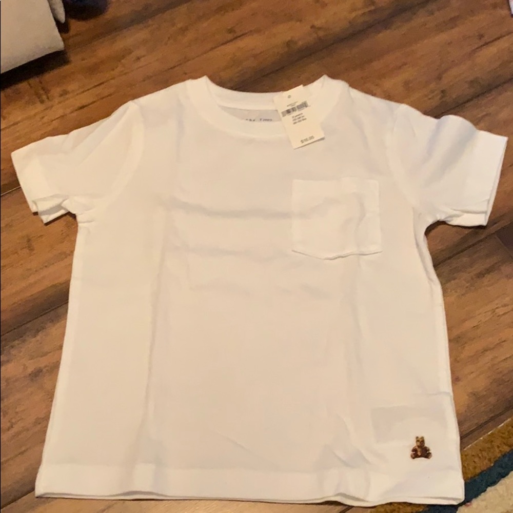 Gap white short sleeve tee- toddler boy
